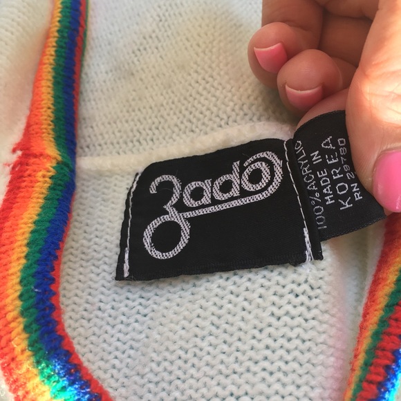 Vintage rainbow sweater - Picture 4 of 4
